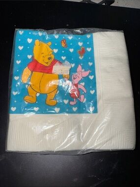 90s Disney Winnie the Pooh party napkins
